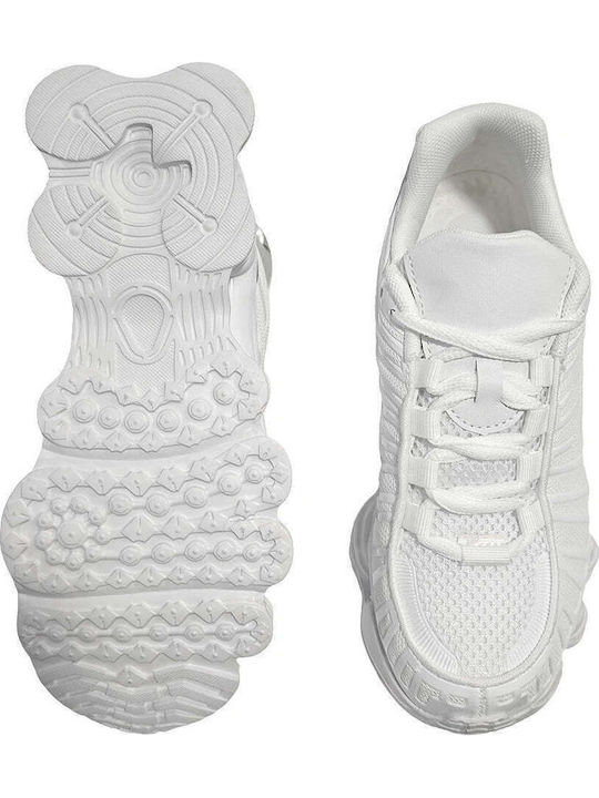 Damen Sneakers Weiß 2601-1-2-Weiße-36