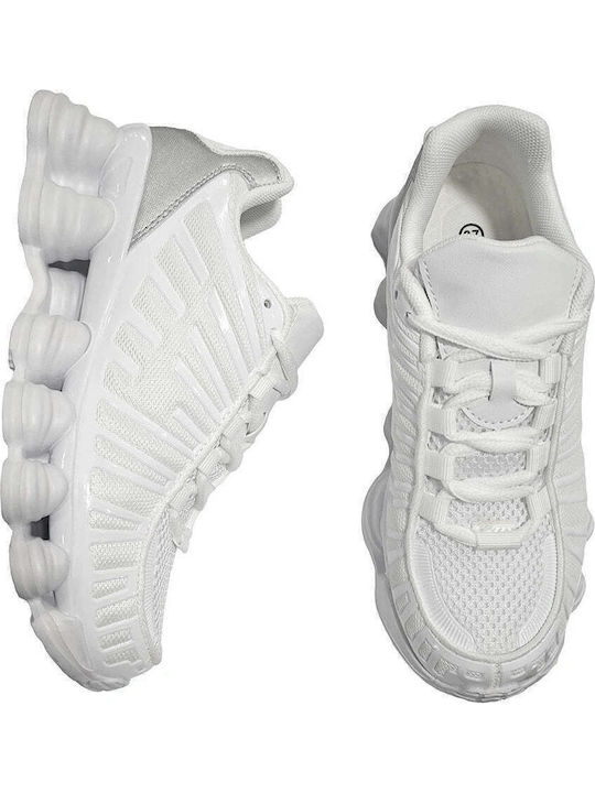Damen Sneakers Weiß 2601-1-2-Weiße-36