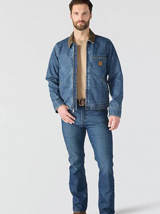 Carhartt Geacă Denim Albastră