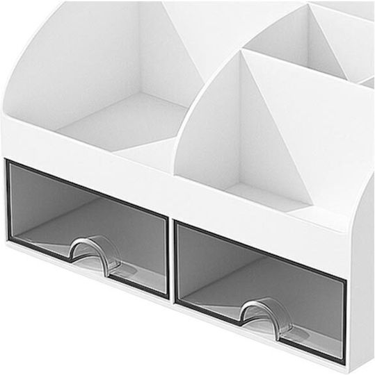 Sertar de Birou din Plastic 14x12x21cm Alb