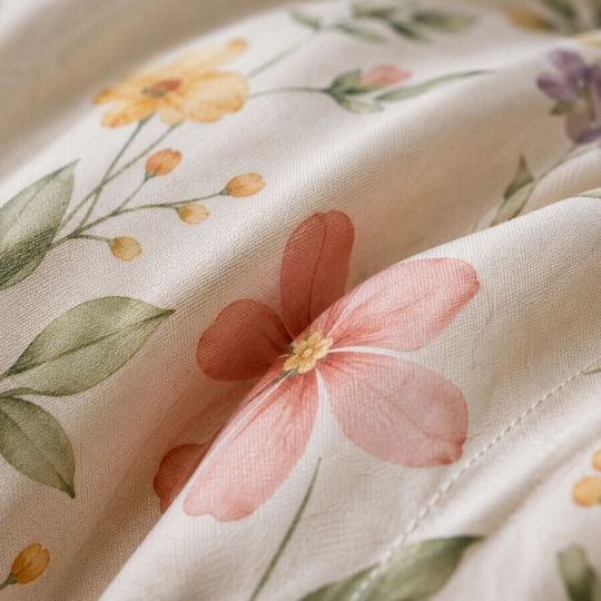 Pucioasa Σετ Παπλωματοθήκη 200x230cm Διπλή με 4 Μαξιλαροθήκες & 1 Σεντόνι Πορτοκαλί
