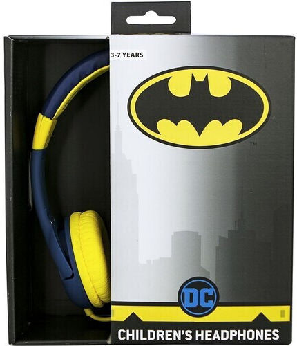 OTL Batman Bat Signal Жични On Ear Слушалки Yellow / Black