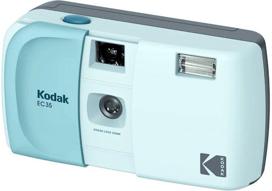 Kodak EC35 Analoge Kamera mit Film Powder Blau