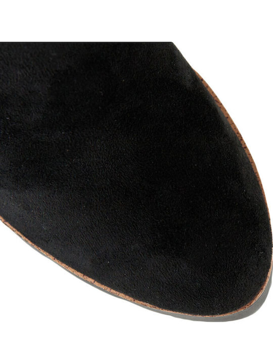 Suede Women's Ankle Boots Black