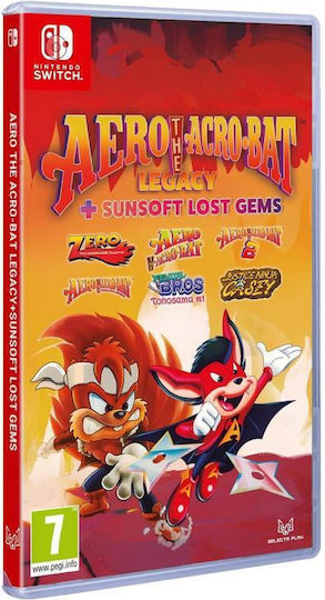Aero the Acro-Bat Legacy + Sunsoft Lost Gems Switch Game