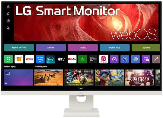 LG 32U721SB-W VA Smart Monitor 31.5" 4K 3840x2160 with 5ms GTG Response Time White