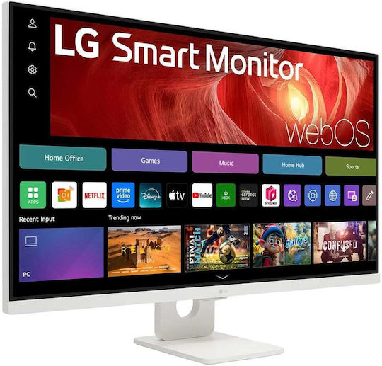 LG 32U721SB-W VA Smart Monitor 31.5" 4K 3840x2160 with 5ms GTG Response Time White