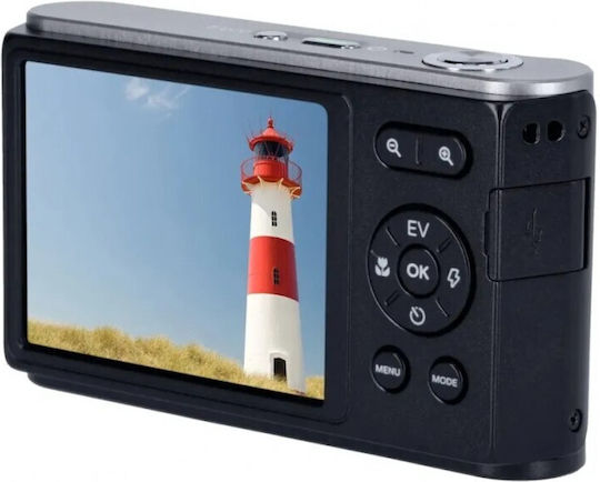 Rollei Compactline 12X Compact Camera 64MP Optical Zoom 12x Black