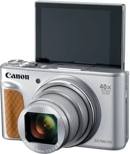 Canon PowerShot SX740 HS Travel Kit Cameră Foto Compactă 20.3MP Zoom Optic 40x Argintie