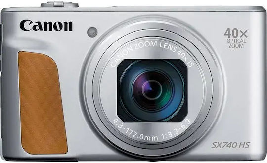 Canon PowerShot SX740 HS Travel Kit Cameră Foto Compactă 20.3MP Zoom Optic 40x Argintie