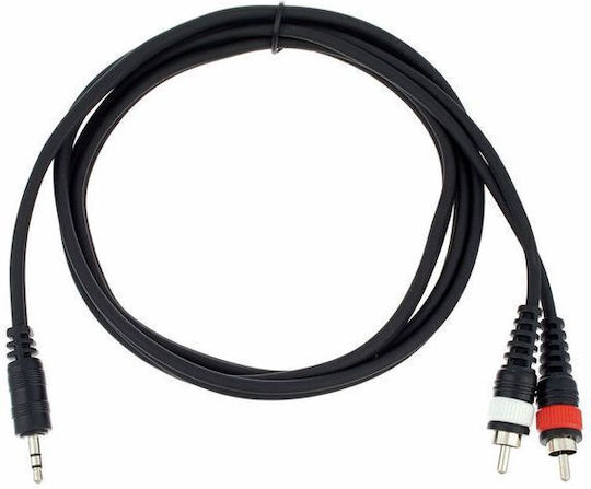 The Sssnake Кабел 6,3 мм мъжки - RCA мъжки 3м (YRK2030)