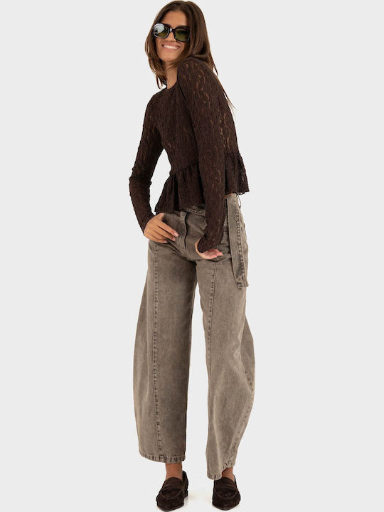 Damen Jeans Hosen in Lose Passform