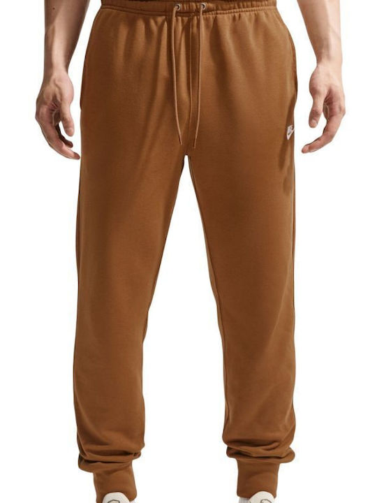 Herren-Sweatpants mit Gummizug Braun