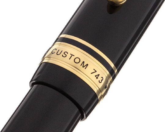 Pilot Black Fountain Pen with Black Ink