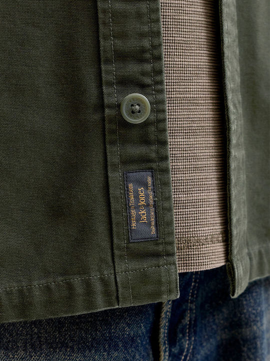 Long Sleeve Khaki Shirt
