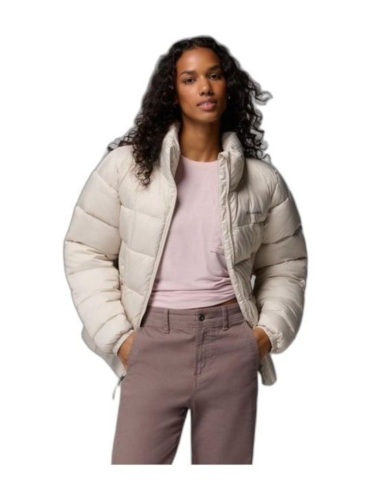 Дамско Puffer Яке Водоустойчиво за Зима Dark Stone