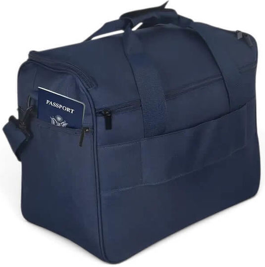 CabinFly Economy Geantă Voiaj 24lt Albastră Din Material M40xL20xÎ30cm