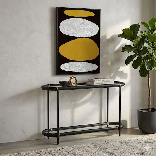 Inthebox Skive Decorative Painting Frame 80x120x4cm Canvas Lemon Grey Ps Black 201-0012
