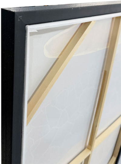 Inthebox Sirkel Πινακας Διακοσμητικος Κορνιζα 80x120x4cm Καμβας Lemon Γκρι Ps Μαυρο 201-0011