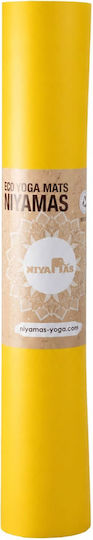 Yoga Mat Pu Pro Yoga Mat Gaja Sun Yellow 183x68cm