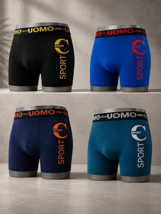 Uomo Set Kids Boxers 4 Pieces Multicolour