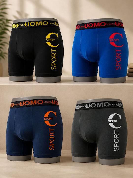 Uomo Set Kids Boxers 4 Pieces Multicolour