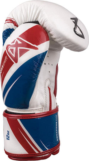 8 Weapons Boxing Gloves Leather Competition White