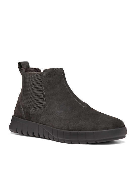 Flextride Ghete Barbați Chelsea Suede Maro