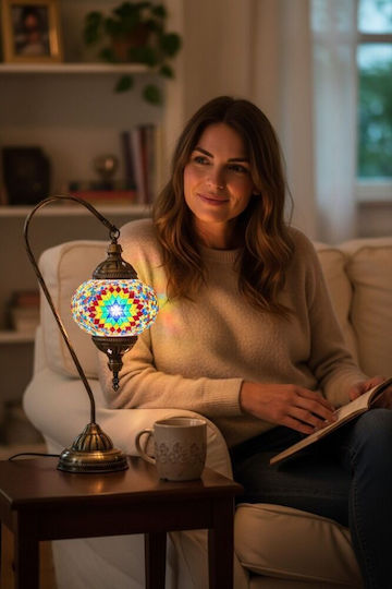 Dekoratives Tischlampen E14 Kristallkugel