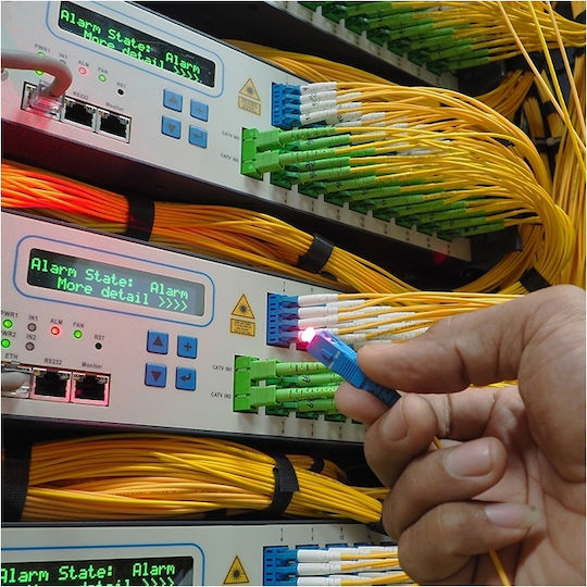 Qoltec Kabeltester Für Optische Faser