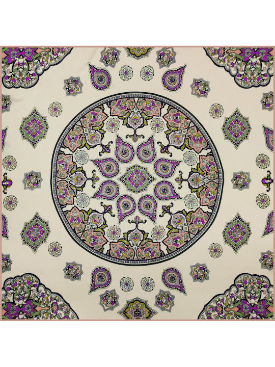 Brims and Trims Дамско Копринено Шалче Розово