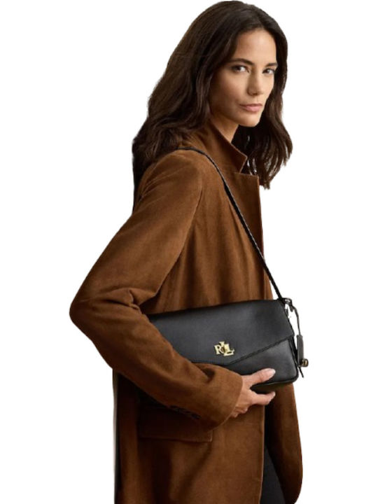 Lauren Damen Schultertasche Schwarz