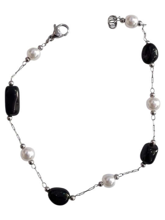 Kalliopi Silver Γυναικείο Βραχιόλι από Ατσάλι