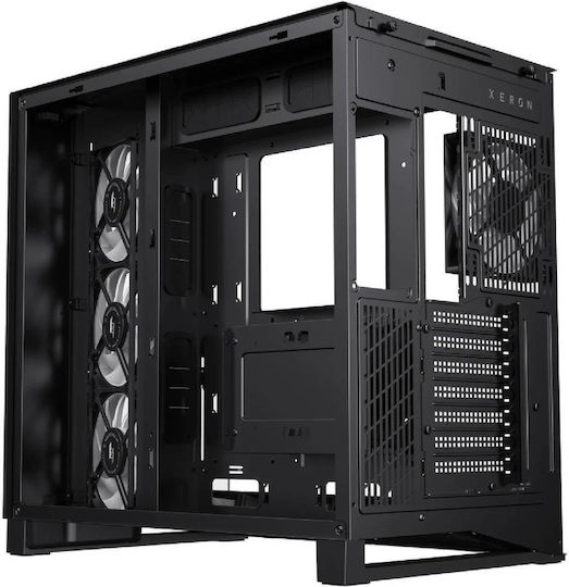 GameMax NEX C56 BK Gaming Midi Tower Computer Case with Side Window and ARGB Lighting Black