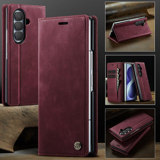 Caseme 033 Retro Book Case Wine Red Samsung Galaxy Z Fold8 Ultra 5g