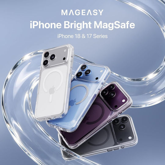Θήκη Mageasy Bright M Magsafe Transparent Mist Iphone 18 Pro Max/17 Pro Max