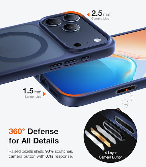 Калъф Torras Guardian Съвместим С Magsafe Черен За Iphone 18 Pro Max/17 Pro Max