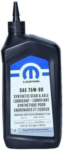 Mopar 75w90 946ml Ms-9763 Chrysler Jeep Dodge Ram Differential Getriebe