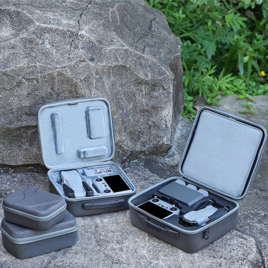 Sunnylife Куфарче За Пренасяне Сиво Текстилно За DJI Air 3S / Air 3 17.5x6.7x15.6см