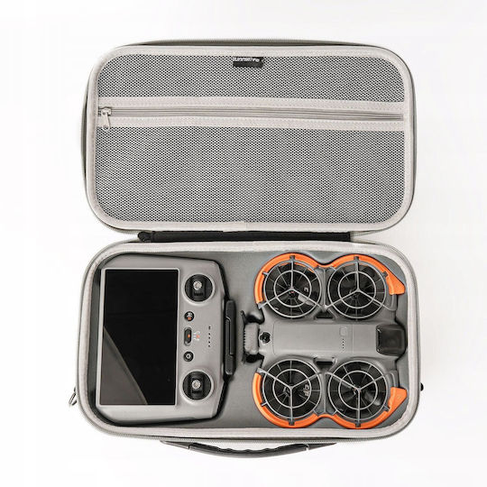 Sunnylife Battery Controller Carrying Case Black Fabric for DJI Neo 2 34x9.3x20.5cm