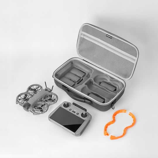Sunnylife Battery Controller Carrying Case Black Fabric for DJI Neo 2 34x9.3x20.5cm