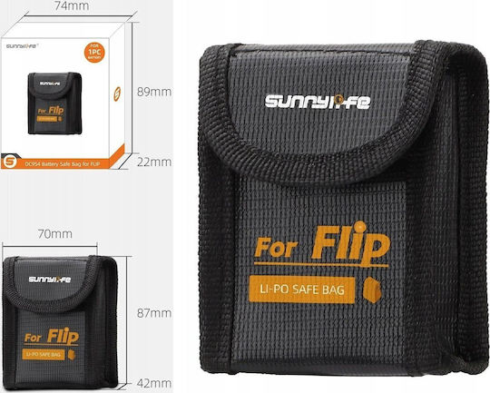Sunnylife Battery Carrying Case Black for DJI Flip / Neo 8.7x4.2x7cm