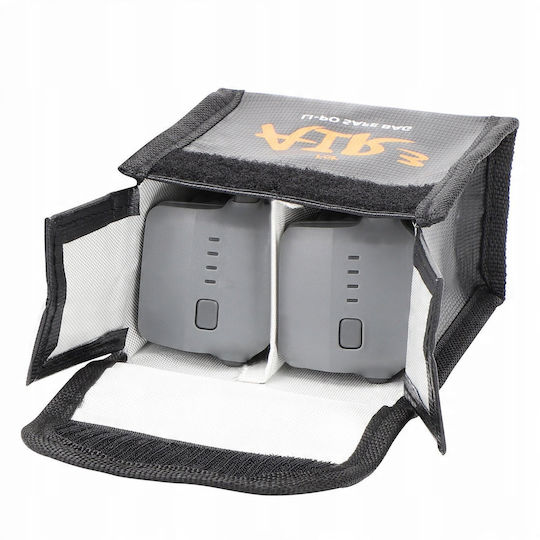 Sunnylife Калъф за Пренасяне на Батерия Черен за DJI Air 3 / Air 3S 13x6.5x10.5см