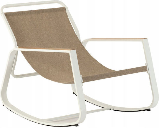 Люлеещ Се Градински Стол Garden Rocking Chair Felinio С Възглавница