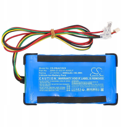 Cameron Sino Batterietyp Brr-07-6s1p-4000lf Roborock A20 A20 Flexi Pro Cs-rba210vx