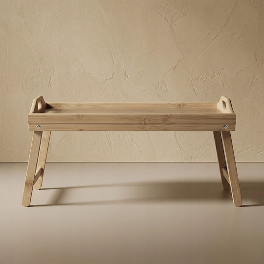 Zeller Bambus Bett-Tablett 54x30x24cm