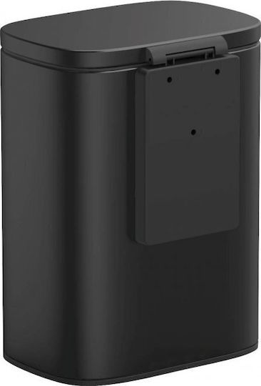 Wenko Metallic Bathroom Bin 5lt Black
