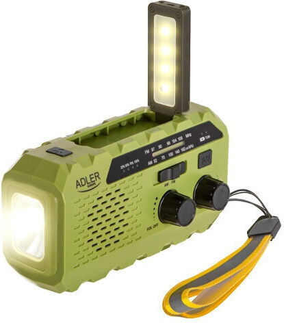 Adler AD 1197 Radio Portabil Solar Verde
