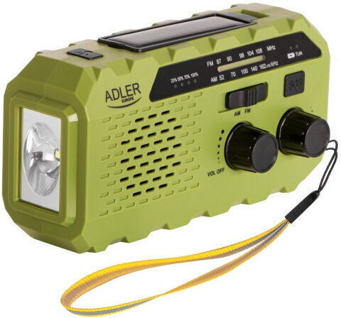 Adler AD 1197 Radio Portabil Solar Verde