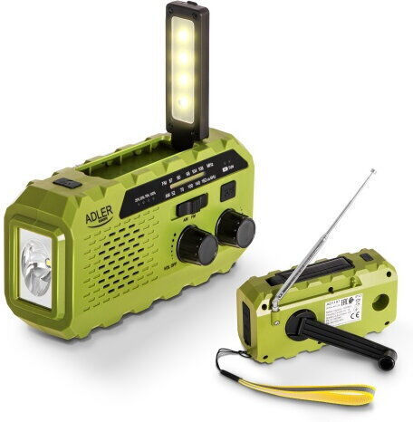 Adler AD 1197 Radio Portabil Solar Verde